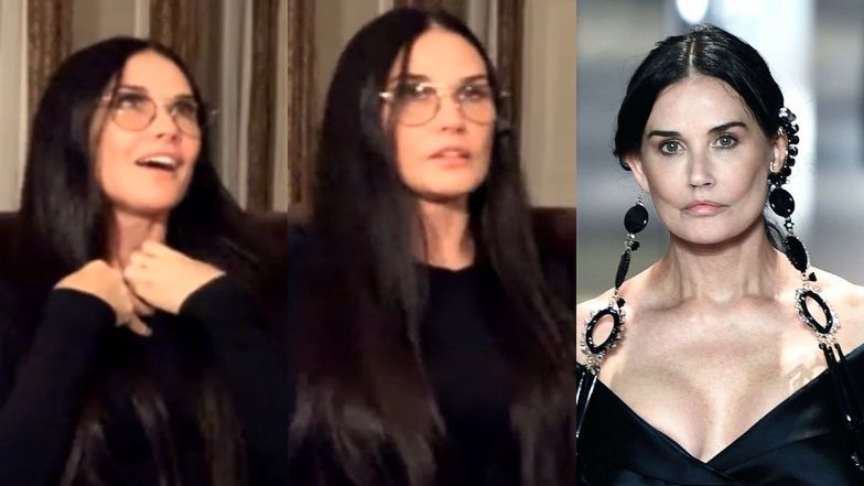 Twarz Demi Moore wraca do "normy?" "Na pokazie zasysała policzki" (FOTO)