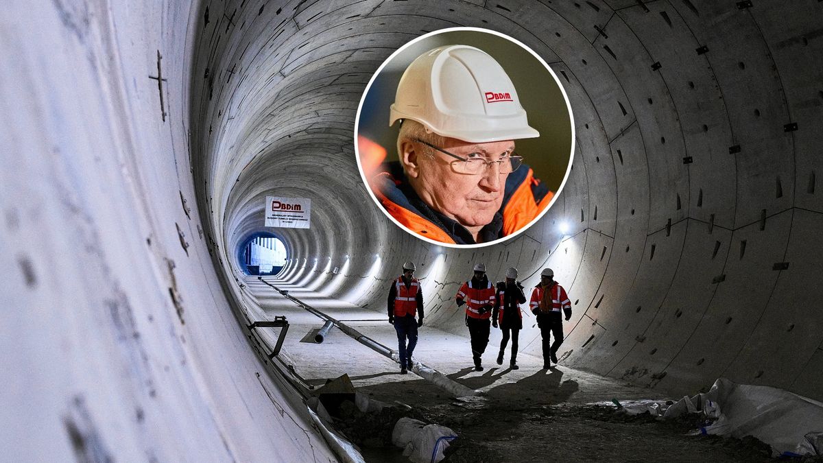 Jerzy Pazura z PBDiM. Firma była wykonawcą tunelu średnicowego