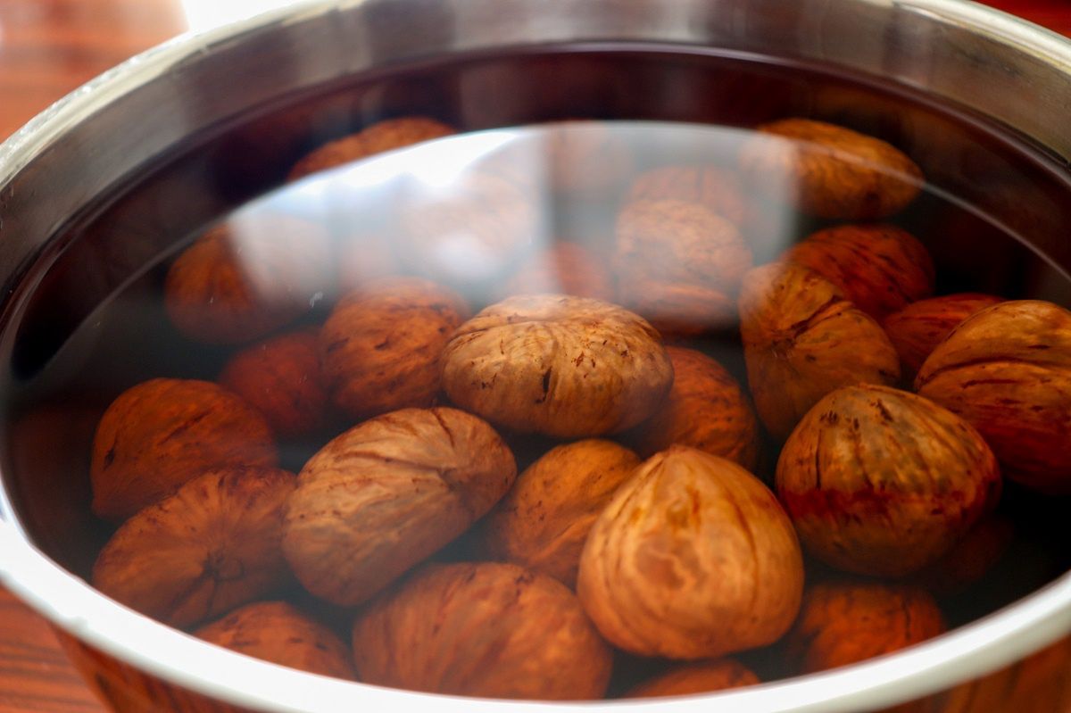 My mum always soaks walnuts before eating them.