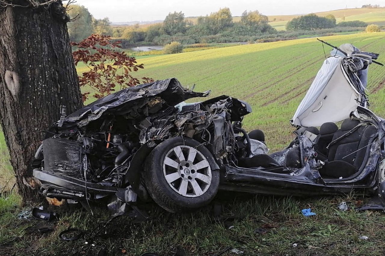 Gołębiewko. Zabity i 3 rannych w wypadku pod Gdańskiem