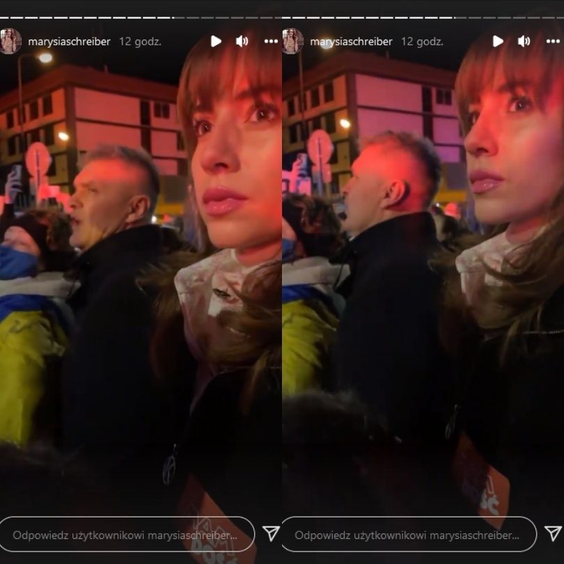 Znani protestują pod ambasadą Rosji w Warszawie