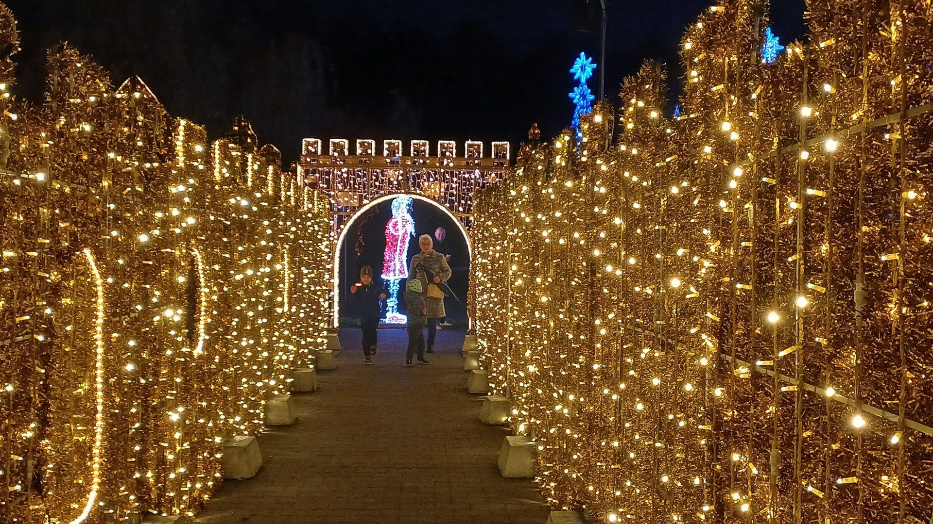 Park iluminacji w Pruszczu Gdańskim