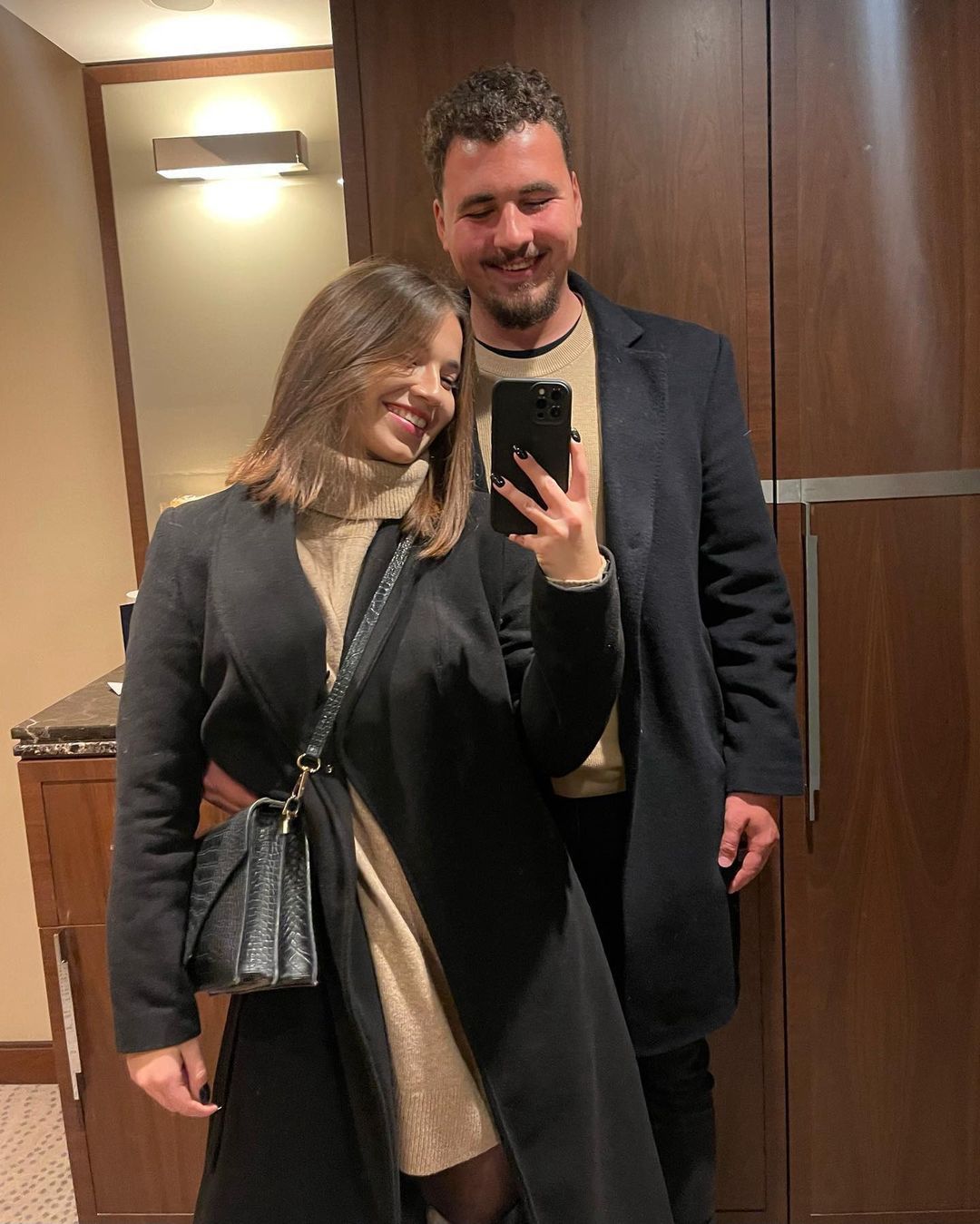 Mateusz Michniewicz z dziewczyną