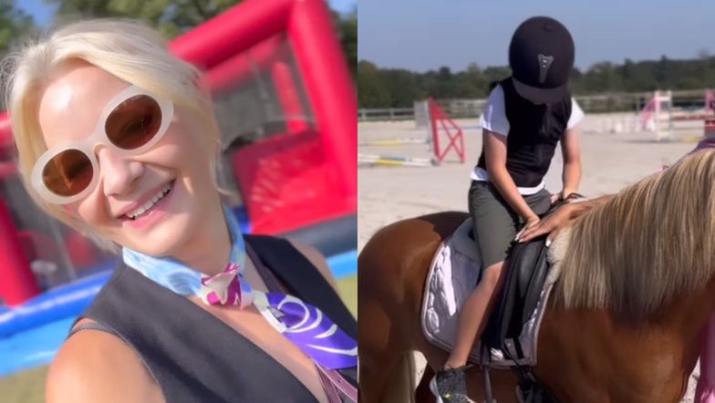 Małgorzata Kożuchowska wyprawiła synowi HUCZNĄ imprezę z okazji 9. urodzin: jazda na koniach, trampoliny i nie tylko (ZDJĘCIA)