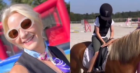 Małgorzata Kożuchowska wyprawiła synowi HUCZNĄ imprezę z okazji 9. urodzin: jazda na koniach, trampoliny i nie tylko (ZDJĘCIA)