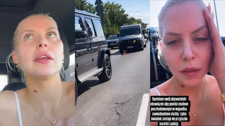 Julia von Stein relacjonuje wypadek na Alejach Jerozolimskich