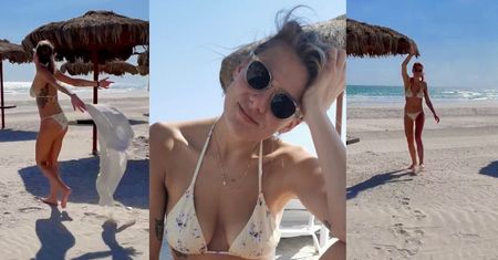 Marta Wierzbicka w bikini relaksuje się w promieniach słońca: "Wakajki czas start!" (ZDJĘCIA)