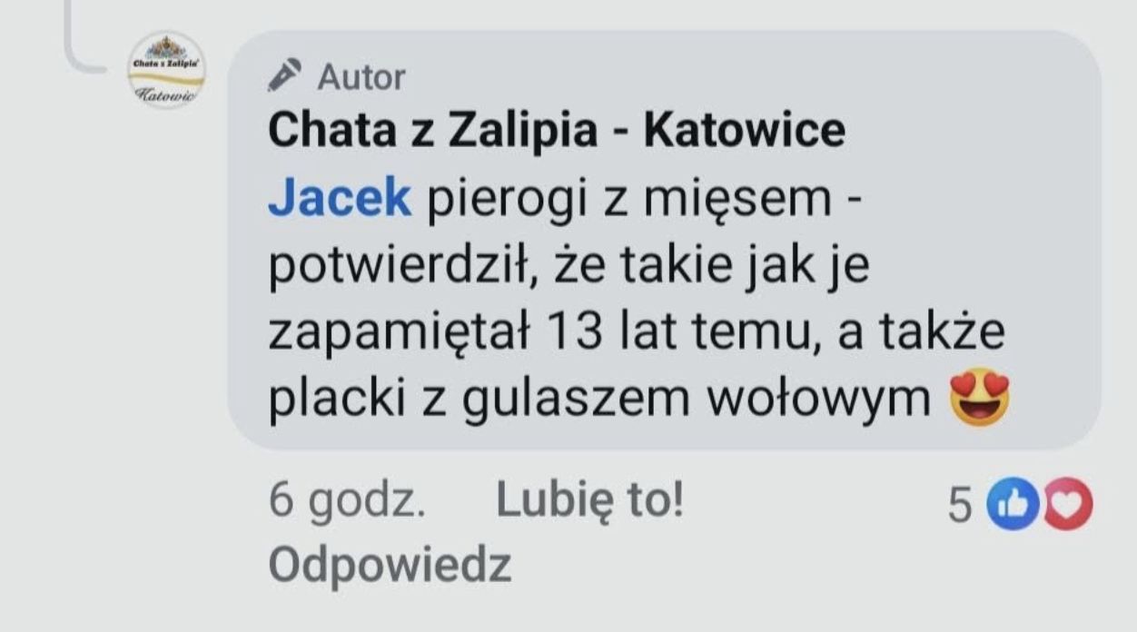 Komentarzy restauracji pod postem o wizycie Slasha