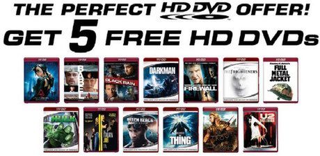 12 filmów HD DVD gratis z Toshibą HD-A3 2