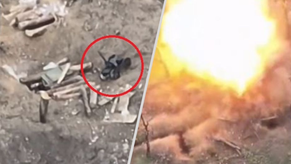 Dron naziemny SZU w akcji