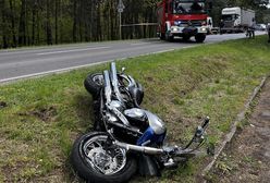 Motocyklista nie żyje. Tragiczny wypadek