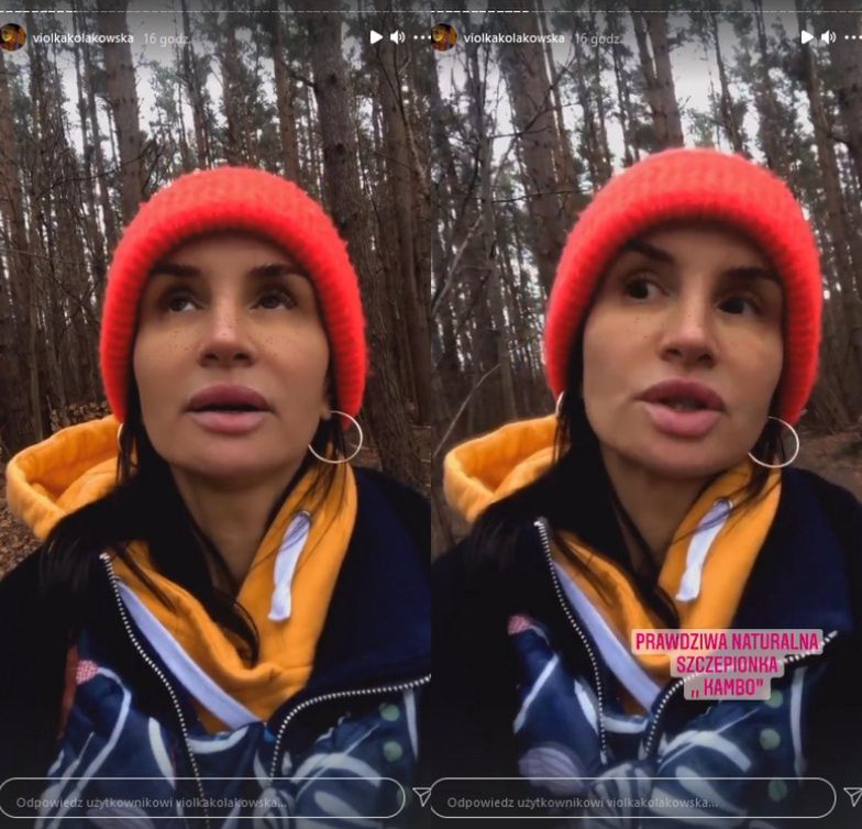 Viola Kołakowska opowiada o "szczepionce" z jadu żaby