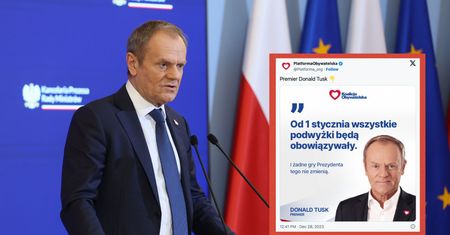 Na koncie PO pojawiła się taka grafika. Sasin nie krył uszczypliwości
