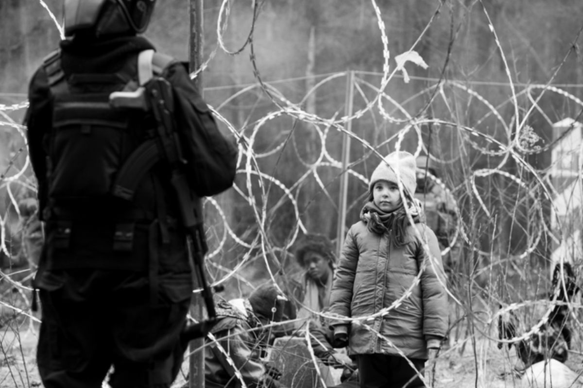 Kadr z filmu "Zielona granica"