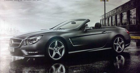 Wyciekły skany broszur - tak będzie wyglądać nowy Mercedes SL