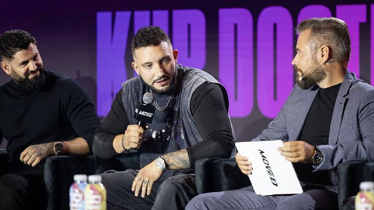 Michał Baron z Wojciechem Golą i Krzysztofem Stanowskim