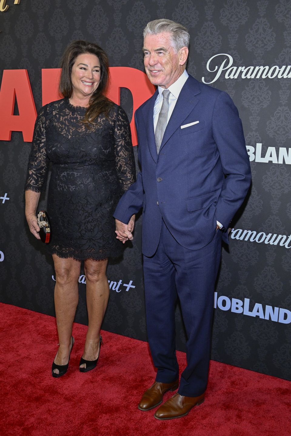 Keely Shaye Smith i Pierce Brosnan w 2025 r