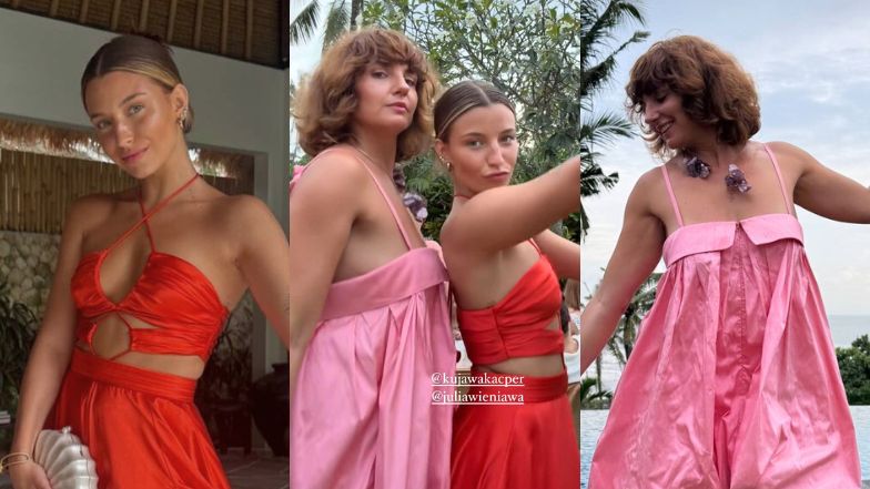 Julia Wieniawa i Maria Prokop bawią się na weselu na Bali 