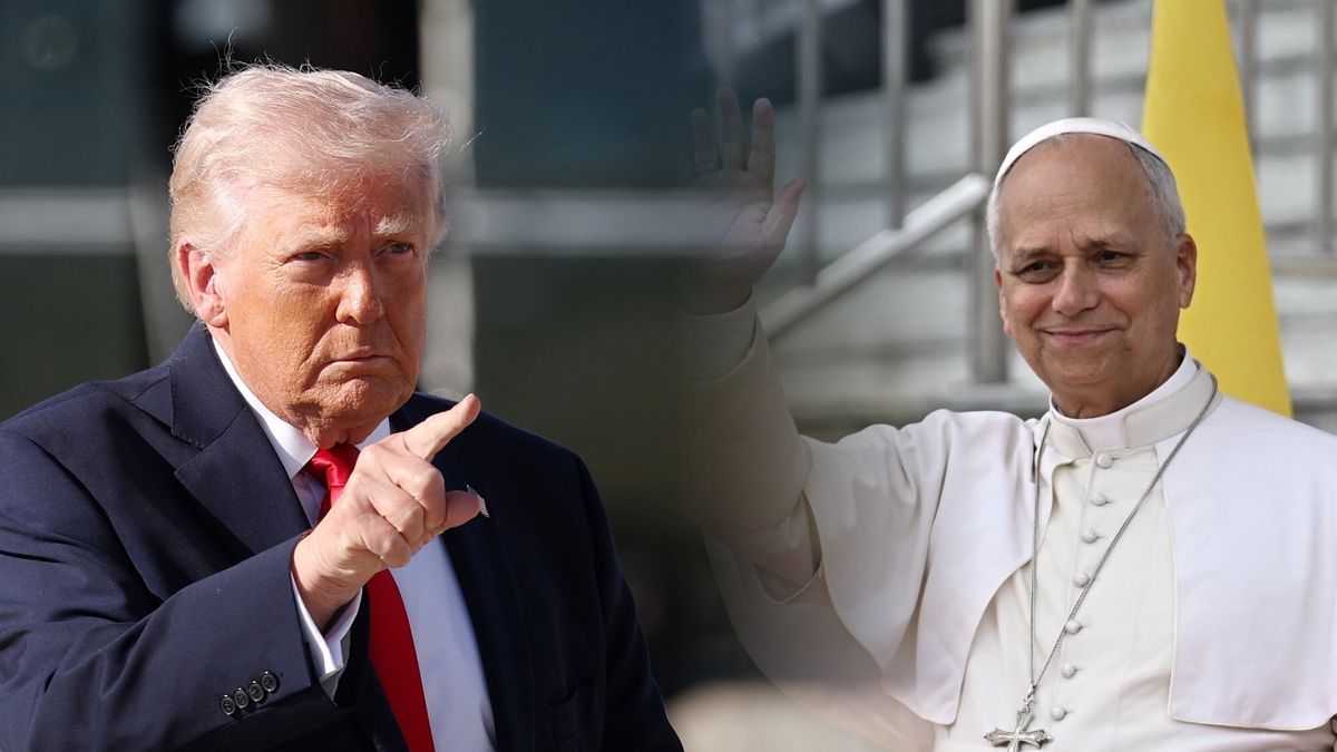 Donald Trump z niższymi notowaniami niż Leon XIV