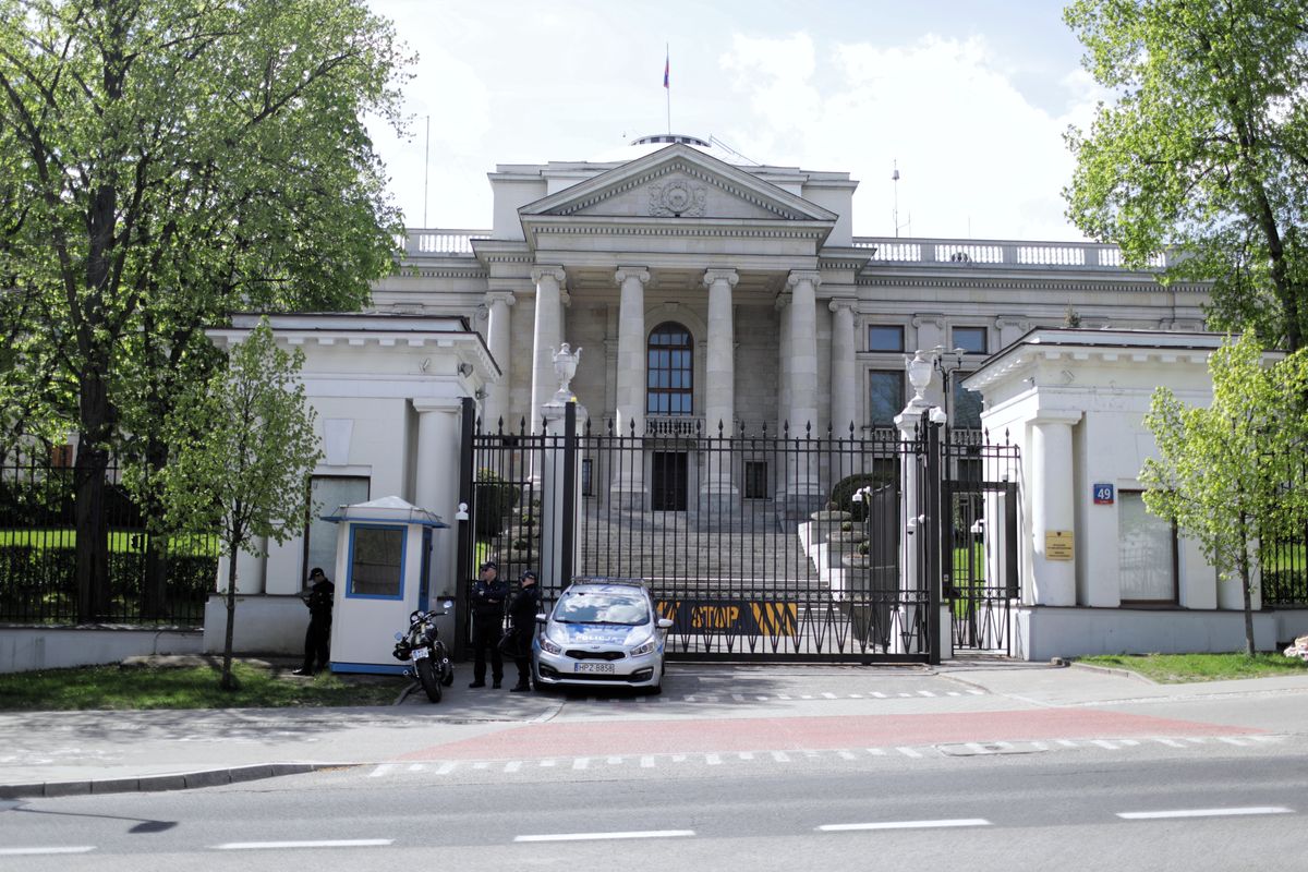 Ambasada Federacji Rosyjskiej Warszawa, ulica Belwederska 49