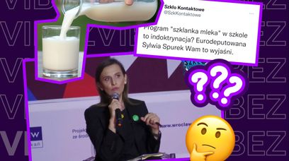 Mleko w szkołach to indoktrynacja? Tak twierdzi Sylwia Spurek