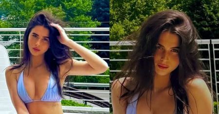 Muśnięta włoskim słońcem Roksana Węgiel pręży smukłe ciało w lawendowym bikini. Fani krótko: "Obłęd"
