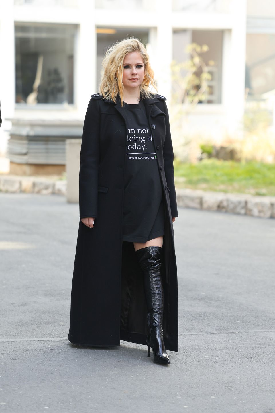 Avril Lavigne i Tyga na pokazie Courreges