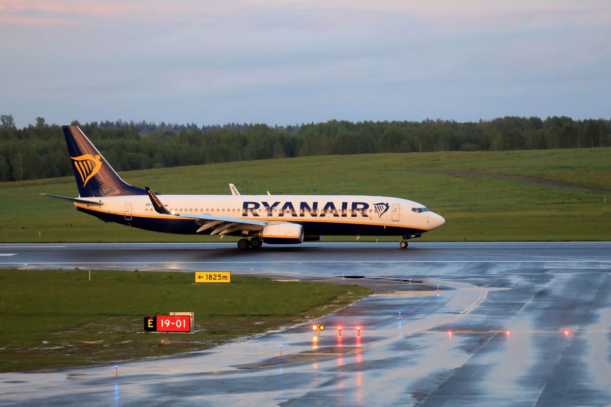 Samolot wylądował w Wilnie o godz. 20.25