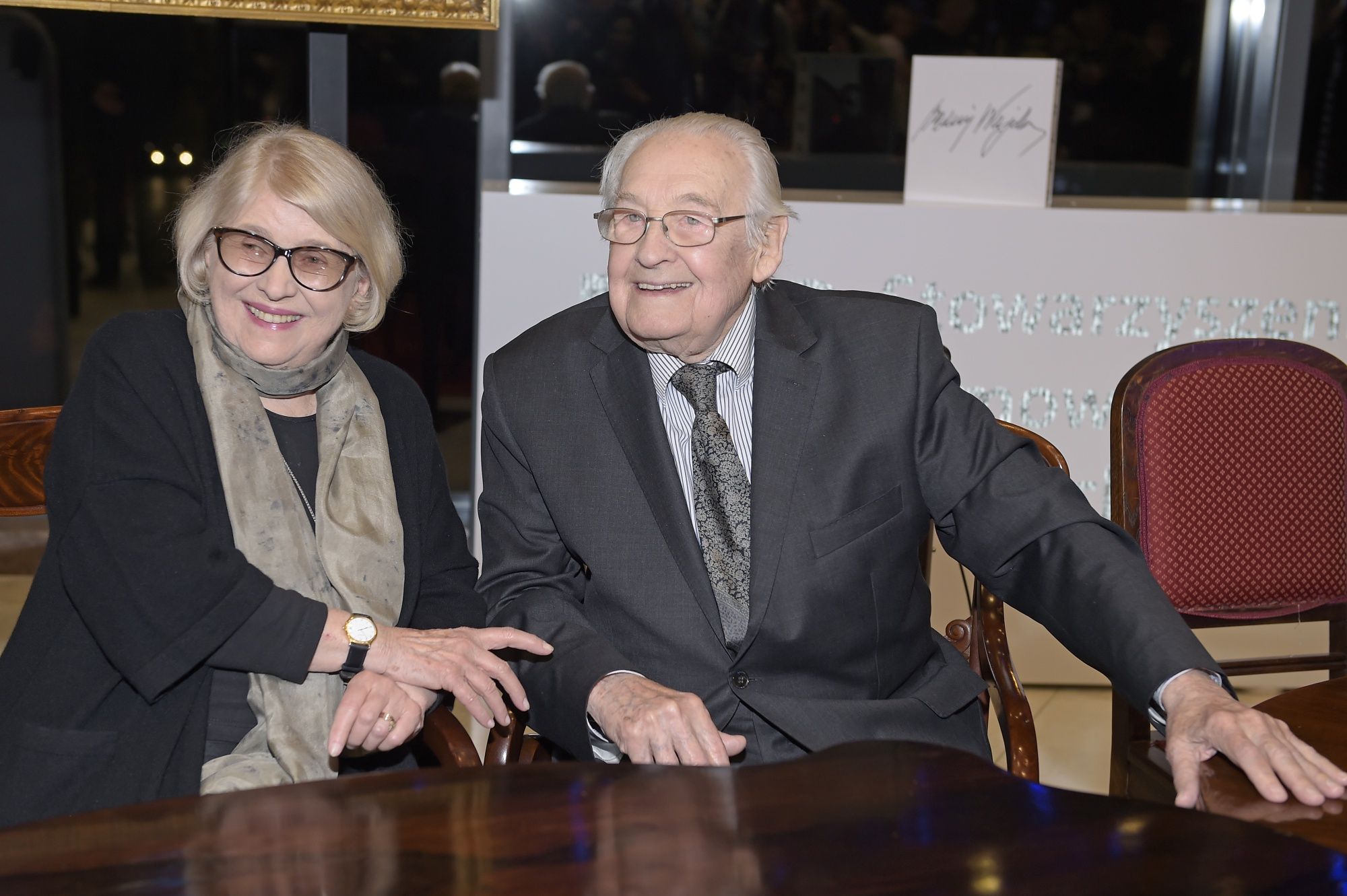 Andrzej Wajda i Krystyna Zachwatowicz