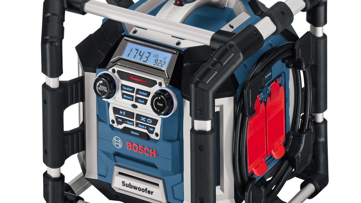 Bosch GML 50: pierwsze na świecie radio budowlane ze zintegrowanym subwooferem 1