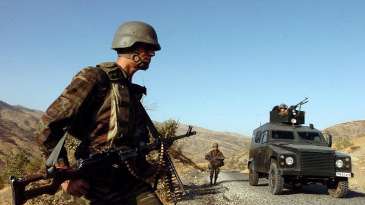 Tureccy żołnierze walczą z terrorystami z Partii Pracujących Kurdystanu