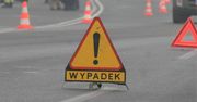 Nowe Dwory: Wypadek na DK 44. Doszło do zderzenia busa z motocyklem