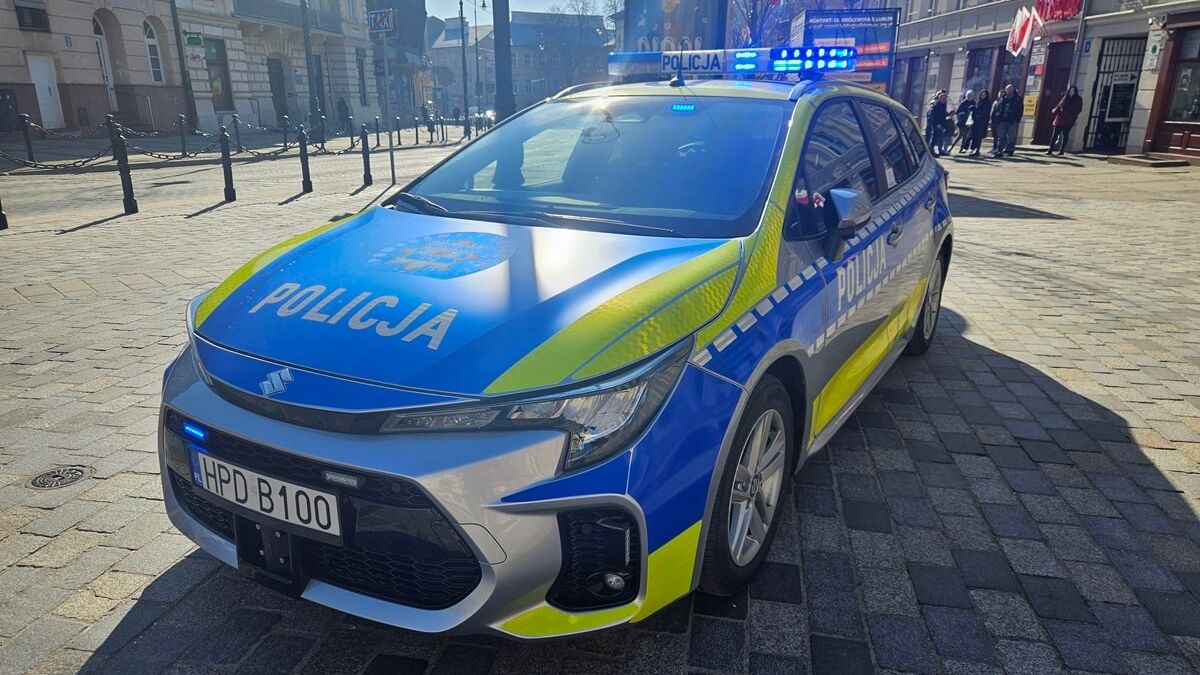 Radiowóz na sygnale