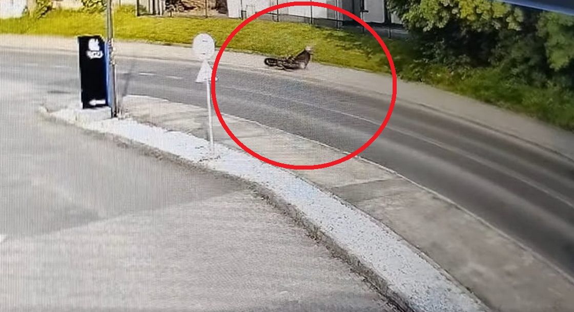 Groźny wypadek w Pszowie. Motocyklistka trafiła do szpitala WIDEO