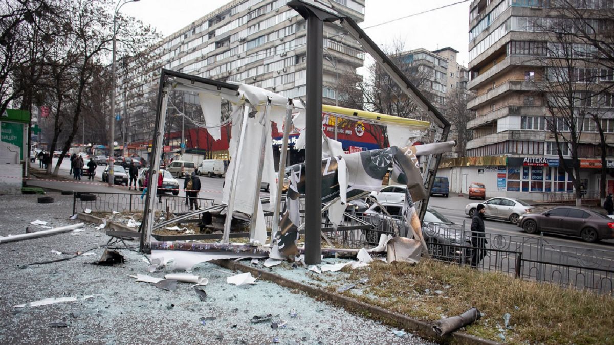 Zniszczenia na Ukrainie po ataku Rosji