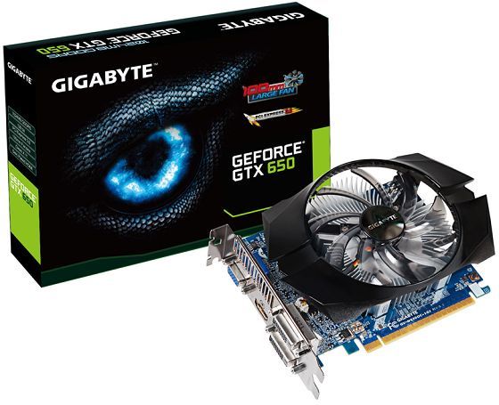 Gigabyte GeForce GTX 650 OC 1GB karta graficzna zdjęcie opakowanie