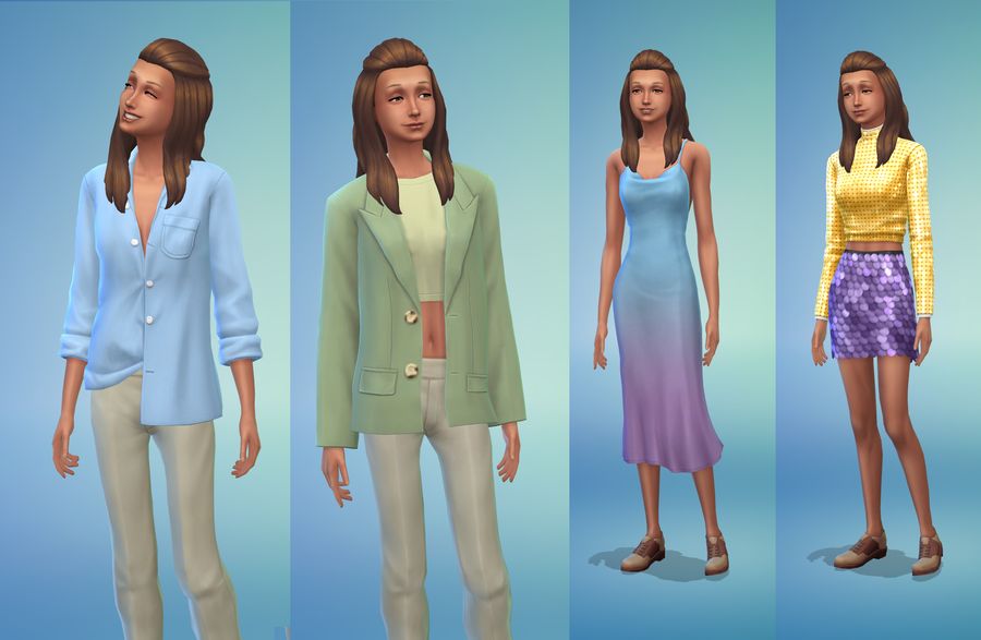 The Sims 4: Księżycowy Szyk, elementy ubioru