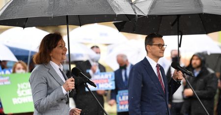 Mateusz Morawiecki w Rzeszowie o kandydatce PiS: ma znakomity plan