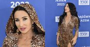 Drapieżna Justyna Steczkowska w sukni z dekoltem do pępka GRA NOGĄ na ramówce TVP (ZDJĘCIA)