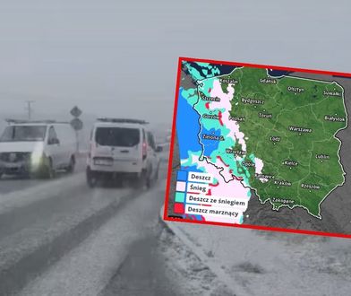 Zaczęło się. Śnieżyca nadeszła z zachodu