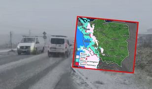 Zaczęło się. Śnieżyca nadeszła z zachodu