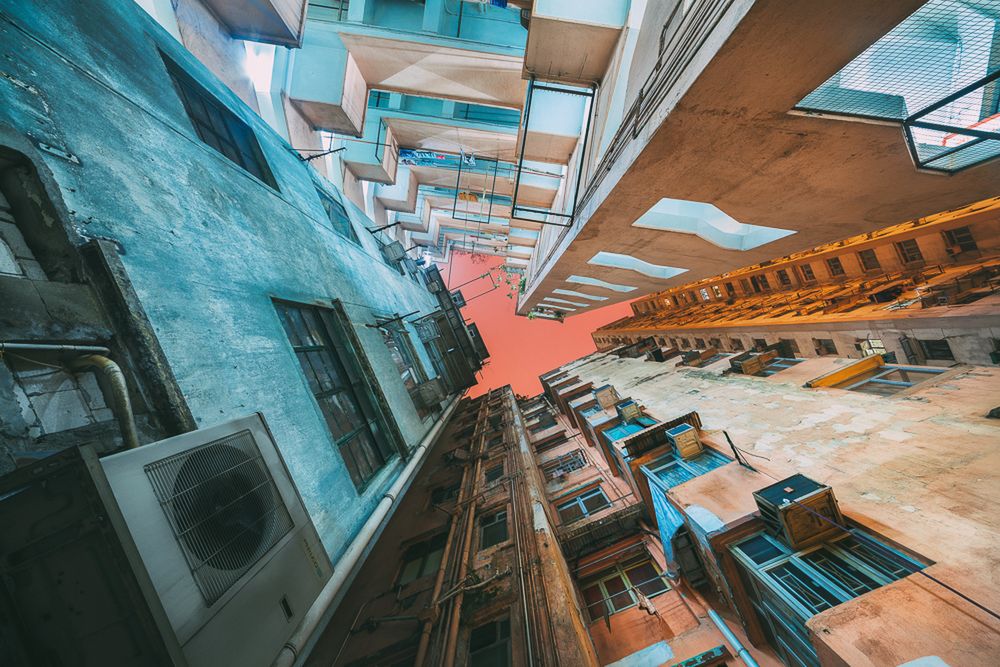 Peter Stewart pokazuje, że wieżowce najlepiej fotografować z dołu 10