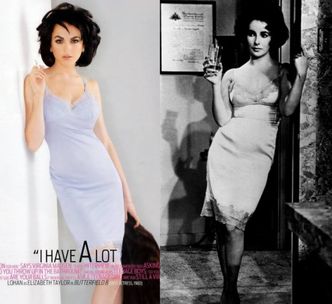 Lindsay zagra Elizabeth Taylor!