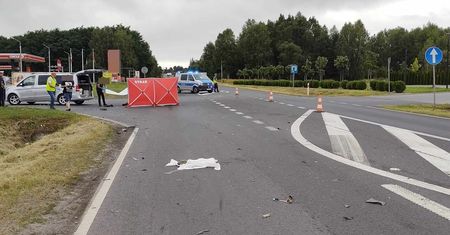 Tragedia na dk 74. Ze stacji wprost pod tira