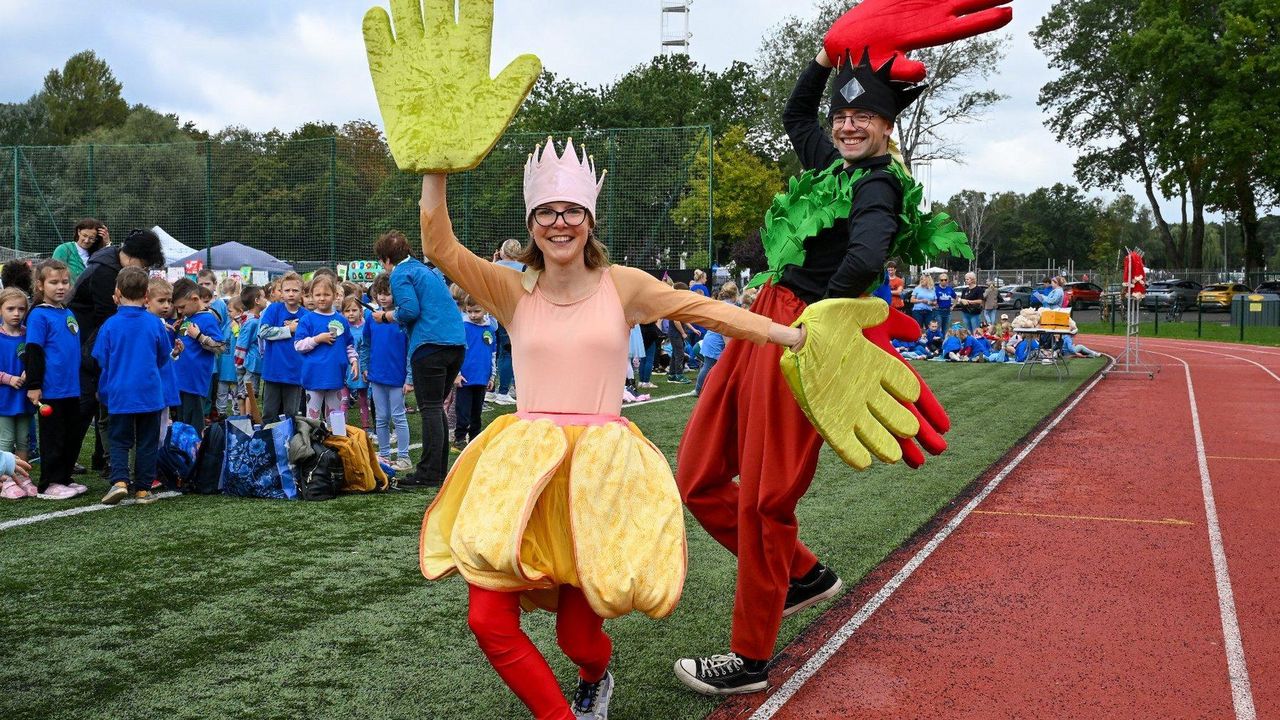 Kolory zdrowia i radości. Poznańskie przedszkolaki świętowały swój dzień na Golęcinie