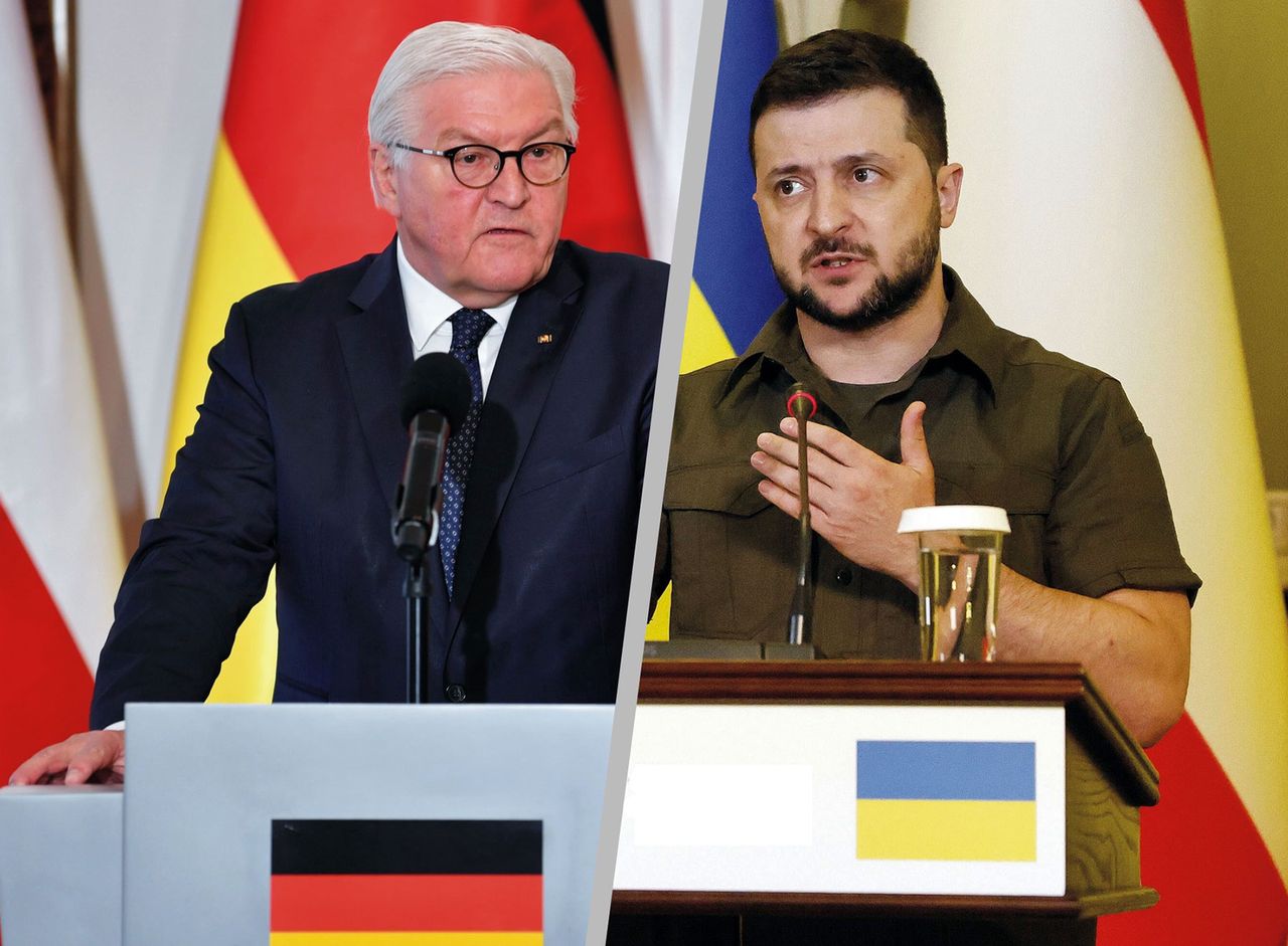 Media: Zełenski nie chce spotkania z prezydentem Niemiec. Jest reakcja Steinmeiera