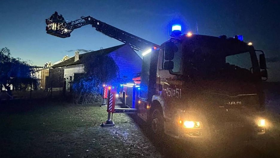 Silny wiatr na Lubelszczyźnie