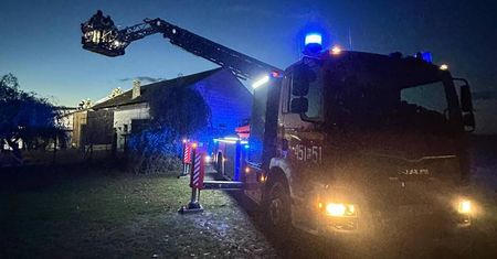 Wichura na Lubelszczyźnie. Pozrywane dachy