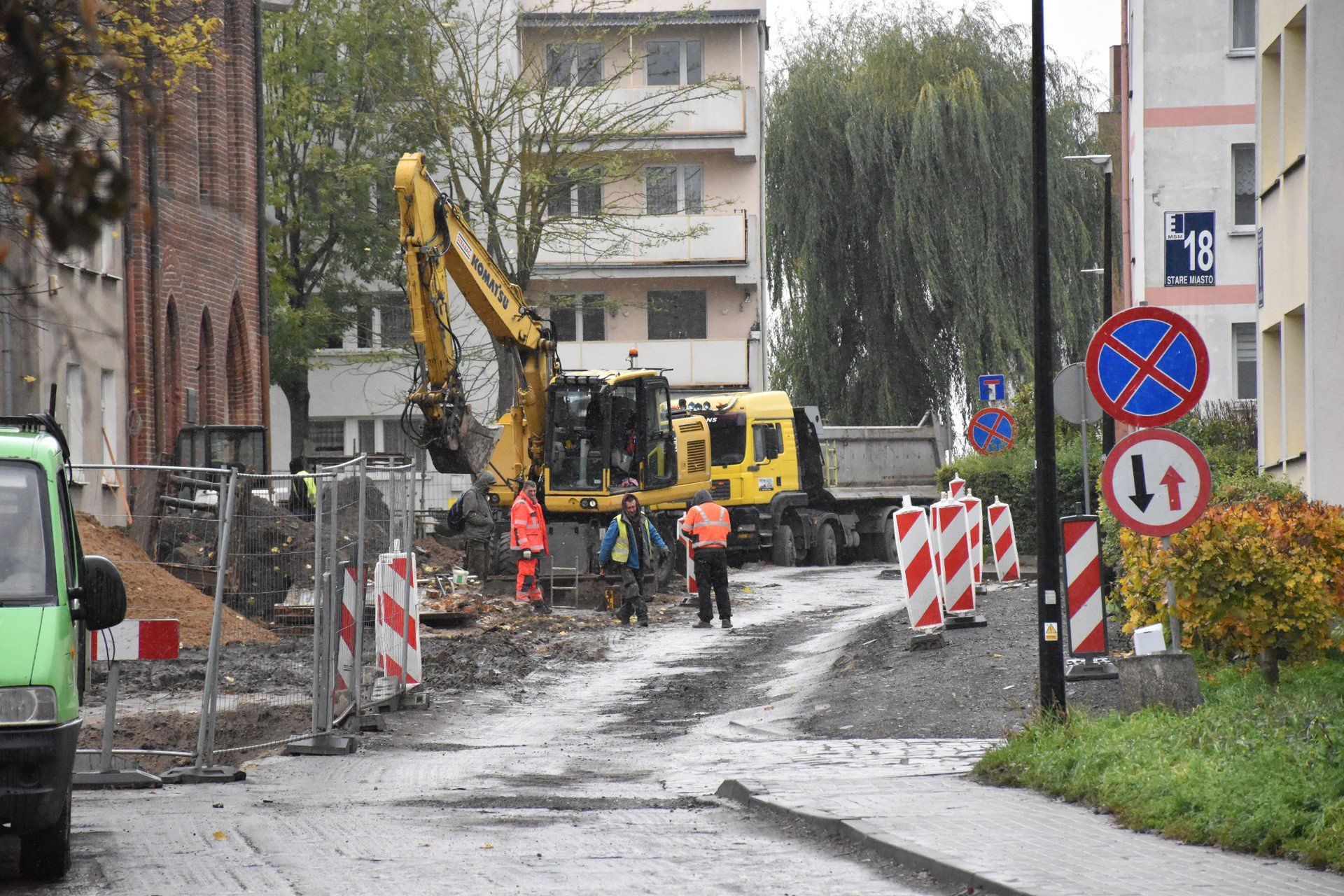 Przebudowa ulicy Stare Miasto w Malborku