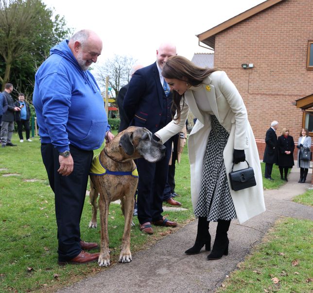 The Prince And Princess Of Wales Visit WalesPONTYCLUN, WALES - FEBRUARY 28: Prince William, Prince of Wales and Catherine, Princess of Wales tour Brynawel Rehabilitation Centre during their visit to Wales on February 28, 2023 in Pontyclun, United Kingdom. The Prince and Princess of Wales are visiting communities and mental health initiatives in South Wales ahead of St David's Day, which takes place on March 1. (Photo by Ian Vogler - WPA Pool/Getty Images)WPA Pool